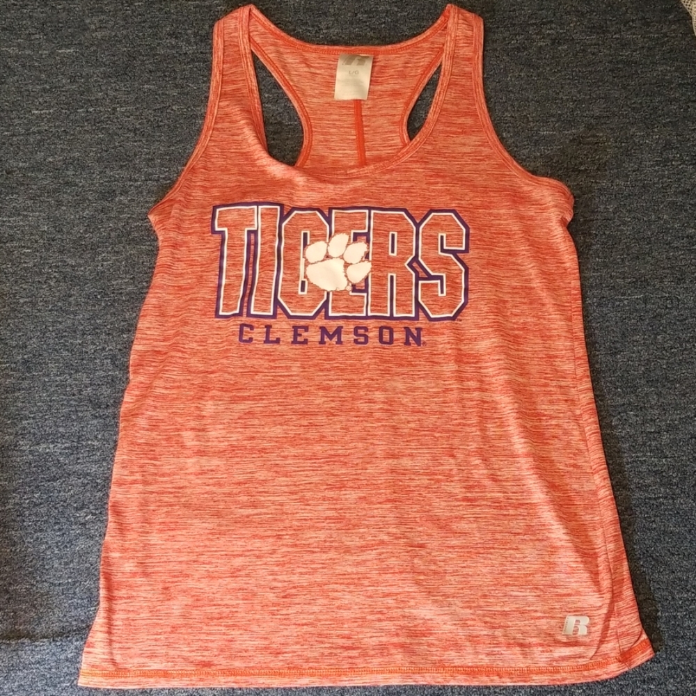 Clemson Tigers Workout Tank Top